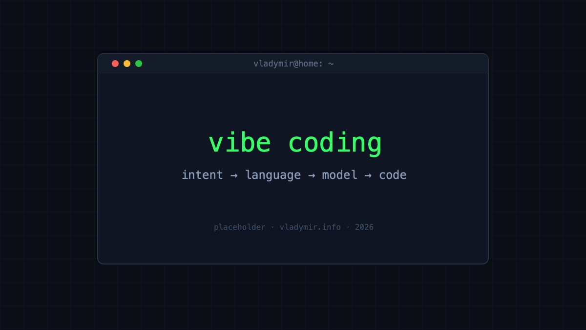 PLACEHOLDER β image related to workstation, code or vladymir.info