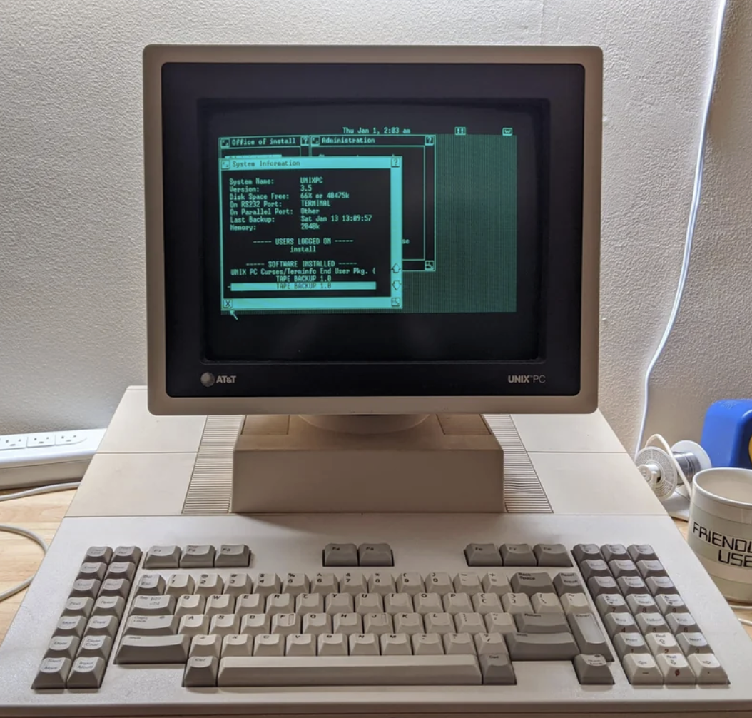 An AT&T Unix machine